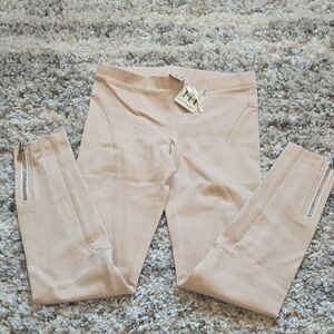 Haute Hippie Tan Leggings NWT